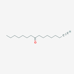 molecular formula C16H28O B14213480 Hexadec-15-YN-8-one CAS No. 744208-95-5