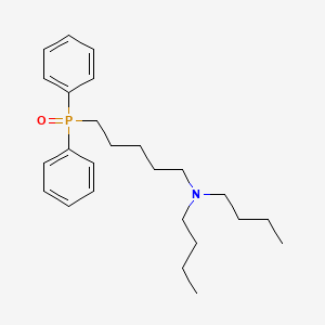 molecular formula C25H38NOP B14213490 N,N-Dibutyl-5-(diphenylphosphoryl)pentan-1-amine CAS No. 828936-14-7