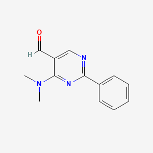 4-(Dimethylamino)-2-phenylpyrimidine-5-carbaldehyde