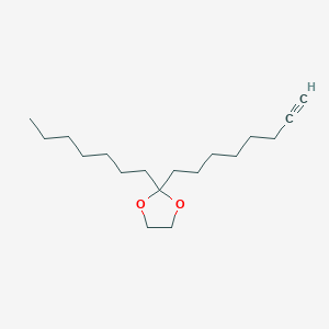 2-Heptyl-2-(oct-7-YN-1-YL)-1,3-dioxolane