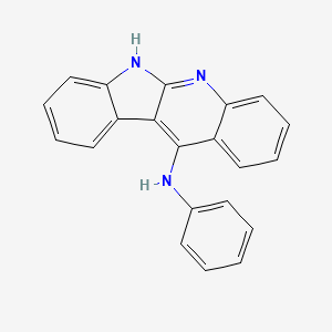 molecular formula C21H15N3 B14213553 N-phenyl-6H-indolo[2,3-b]quinolin-11-amine CAS No. 824935-65-1