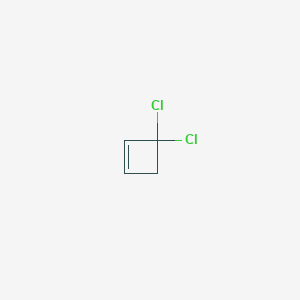 molecular formula C4H4Cl2 B14213586 3,3-Dichlorocyclobut-1-ene CAS No. 827339-90-2