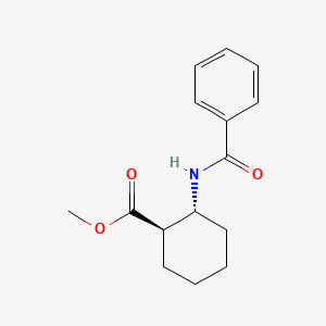 molecular formula C15H19NO3 B14213591 Methyl (1R,2R)-2-benzamidocyclohexane-1-carboxylate CAS No. 820993-64-4