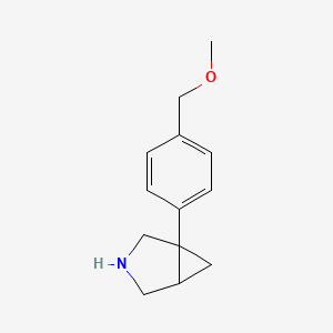 molecular formula C13H17NO B14213611 1-[4-(Methoxymethyl)phenyl]-3-azabicyclo[3.1.0]hexane CAS No. 774493-33-3