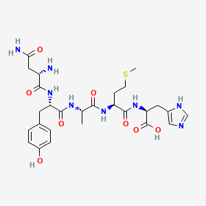 L-Asparaginyl-L-tyrosyl-L-alanyl-L-methionyl-L-histidine