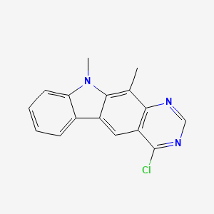 4-Chloro-10,11-dimethyl-10H-pyrimido[4,5-B]carbazole