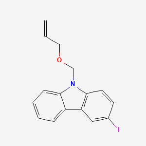 9H-Carbazole, 3-iodo-9-[(2-propenyloxy)methyl]-