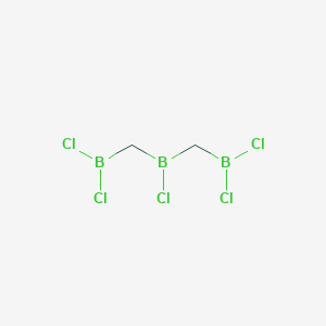 [(Chloroboranediyl)bis(methylene)]bis(dichloroborane)