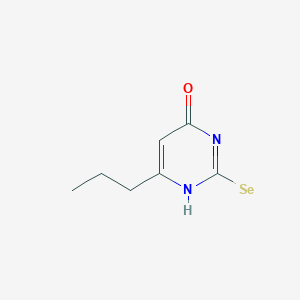 B142137 6-Propyl-2-selenouracil CAS No. 126632-05-1