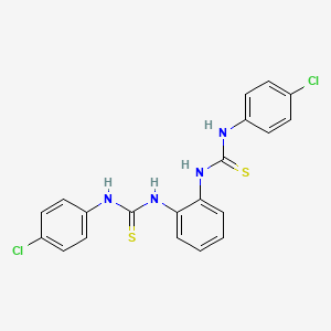 1-(4-Chlorophenyl)-3-[2-[(4-chlorophenyl)carbamothioylamino]phenyl]thiourea