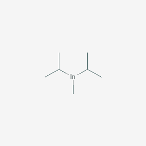 molecular formula C7H17In B14213748 Methyldi(propan-2-yl)indigane CAS No. 573718-02-2