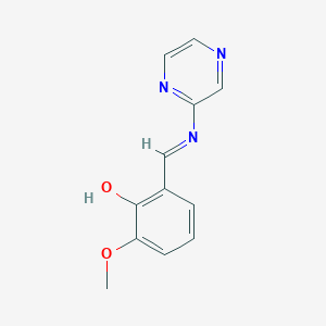 2-Methoxy-6-{[(pyrazin-2-yl)amino]methylidene}cyclohexa-2,4-dien-1-one