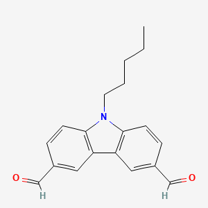 9-Pentyl-9H-carbazole-3,6-dicarbaldehyde