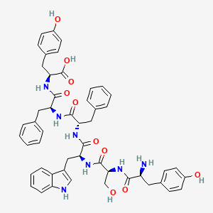 L-Tyrosyl-L-seryl-L-tryptophyl-L-phenylalanyl-L-phenylalanyl-L-tyrosine