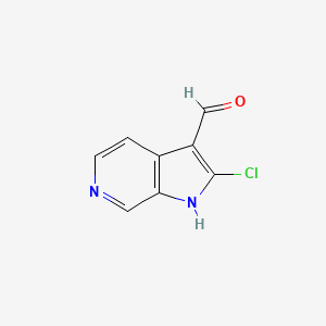 B1421379 2-chloro-1H-pyrrolo[2,3-c]pyridine-3-carbaldehyde CAS No. 847801-92-7