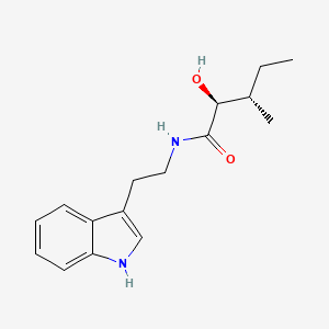 (2S,3S)-2-Hydroxy-N-[2-(1H-indol-3-yl)ethyl]-3-methylpentanamide