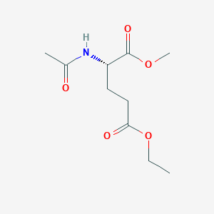 molecular formula C10H17NO5 B14213808 5-Ethyl 1-methyl N-acetyl-L-glutamate CAS No. 832113-03-8