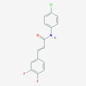 N-(4-Chlorophenyl)-3-(3,4-difluorophenyl)prop-2-enamide