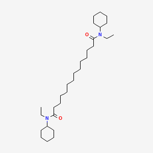 N~1~,N~14~-Dicyclohexyl-N~1~,N~14~-diethyltetradecanediamide