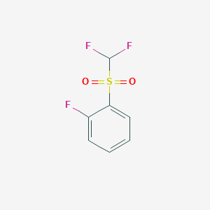 B1421384 1-Difluoromethanesulfonyl-2-fluorobenzene CAS No. 1228784-41-5