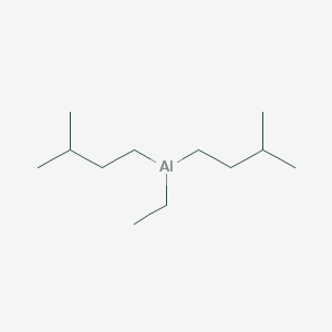 Ethylbis(3-methylbutyl)alumane