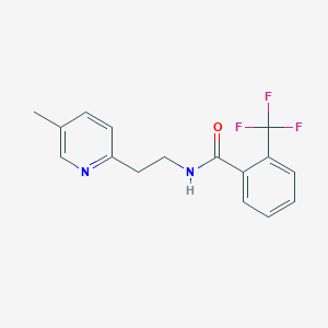 N-[2-(5-Methylpyridin-2-yl)ethyl]-2-(trifluoromethyl)benzamide