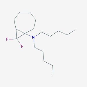 8,8-Difluoro-N,N-dipentylbicyclo[5.1.0]octan-1-amine