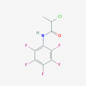 B1421388 2-chloro-N-(pentafluorophenyl)propanamide CAS No. 1235441-08-3