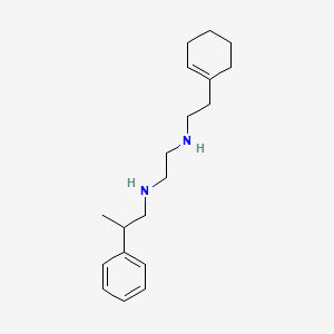 N-[2-(cyclohexen-1-yl)ethyl]-N'-(2-phenylpropyl)ethane-1,2-diamine