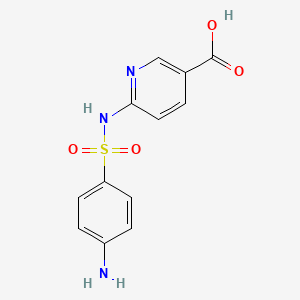 6-[(4-Aminobenzene-1-sulfonyl)amino]pyridine-3-carboxylic acid