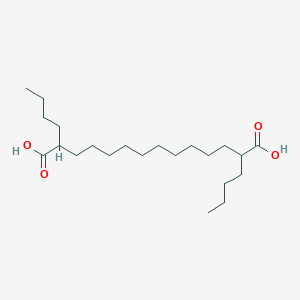 molecular formula C22H42O4 B14213950 2,13-Dibutyltetradecanedioic acid CAS No. 538373-98-7