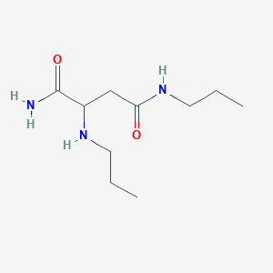 molecular formula C10H21N3O2 B1421397 N-propyl-2-(propylamino)butanediamide CAS No. 1251924-14-7