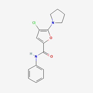 4-Chloro-N-phenyl-5-(pyrrolidin-1-yl)furan-2-carboxamide