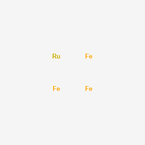 molecular formula Fe3Ru B14213988 Iron;ruthenium CAS No. 823185-61-1