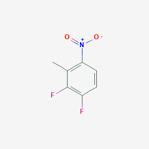 molecular formula C7H5F2NO2 B1421399 1,2-二氟-3-甲基-4-硝基苯 CAS No. 914348-35-9