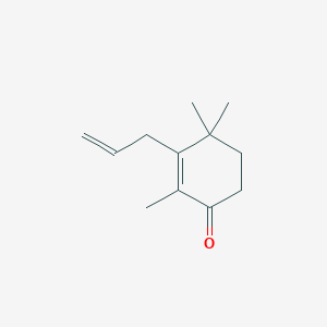 2-Cyclohexen-1-one, 2,4,4-trimethyl-3-(2-propenyl)-