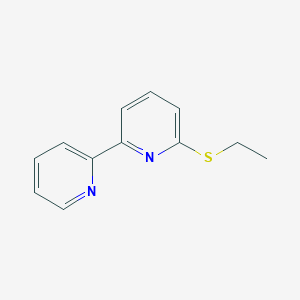 B142140 6-Ethylthio-2,2'-bipyridine CAS No. 130897-01-7