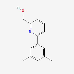 molecular formula C14H15NO B14214011 [6-(3,5-Dimethylphenyl)pyridin-2-yl]methanol CAS No. 628291-94-1