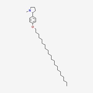 2-[4-(Docosyloxy)phenyl]-1-methylpyrrolidine