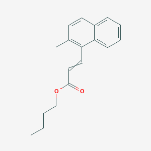 Butyl 3-(2-methylnaphthalen-1-YL)prop-2-enoate