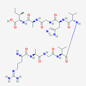 N~5~-(Diaminomethylidene)-L-ornithyl-L-alanylglycyl-L-valyl-L-valyl-L-histidylglycyl-L-alanyl-L-isoleucine