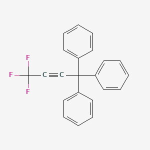 Benzene, 1,1',1''-(4,4,4-trifluoro-2-butynylidyne)tris-