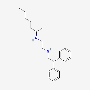 N~1~-(2,2-Diphenylethyl)-N~2~-(heptan-2-yl)ethane-1,2-diamine