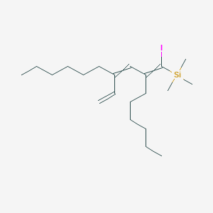 molecular formula C21H39ISi B14214062 (4-Ethenyl-2-hexyl-1-iododeca-1,3-dien-1-yl)(trimethyl)silane CAS No. 827033-78-3