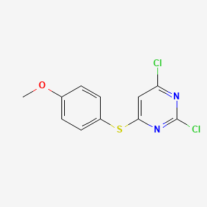 2,4-Dichloro-6-[(4-methoxyphenyl)sulfanyl]pyrimidine