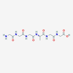 Glycylglycylglycyl-L-alanylglycylglycine