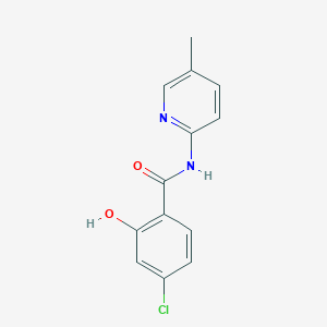 molecular formula C13H11ClN2O2 B14214083 4-Chloro-2-hydroxy-N-(5-methylpyridin-2-yl)benzamide CAS No. 783371-05-1