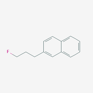 molecular formula C13H13F B14214093 2-(3-Fluoropropyl)naphthalene CAS No. 561009-56-1