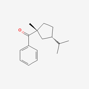 Methanone, [(1R,3S)-1-methyl-3-(1-methylethyl)cyclopentyl]phenyl-