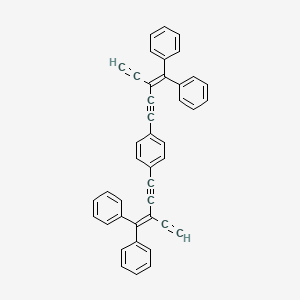 Benzene, 1,4-bis[3-(diphenylmethylene)-1,4-pentadiynyl]-